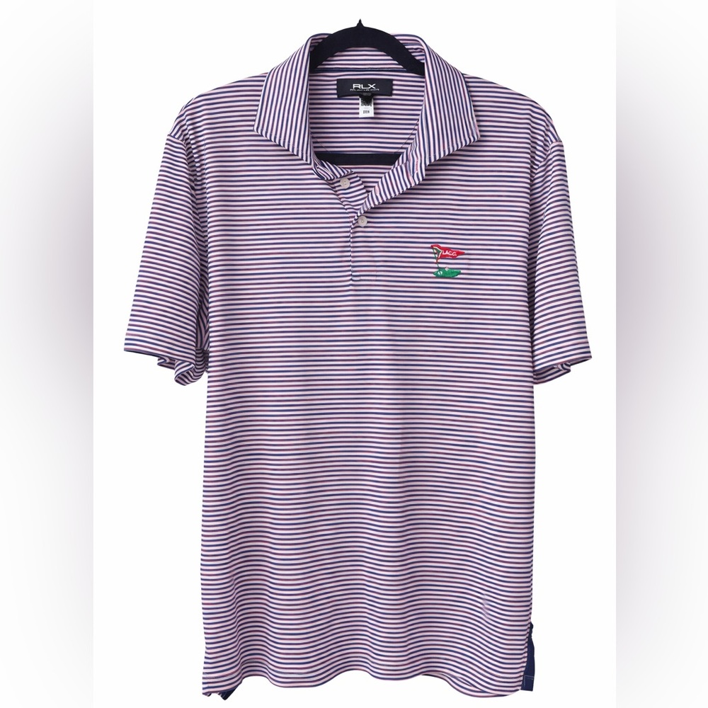 RLX Ralph Lauren LACC Golf Polo Shirt Striped Performance Men’s M